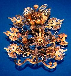gold chinese dragon