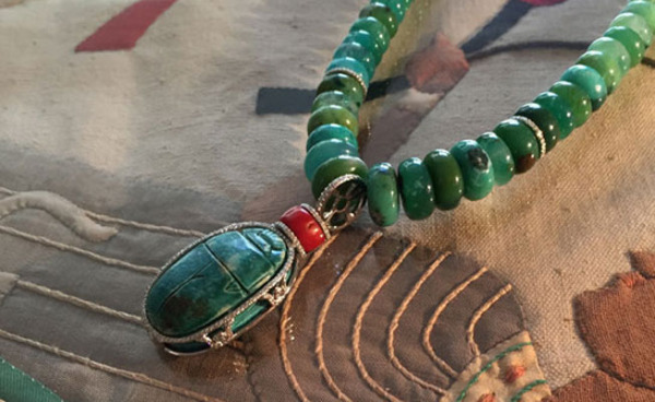 Scarab Wonder Necklace view two