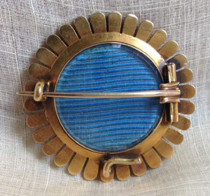 Assyrian Revival Brooch circa 1845 view one