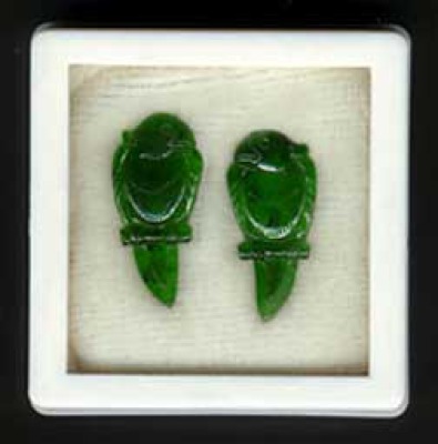 Jadeite Parrots