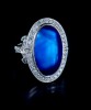 Blue Moonstone Ring