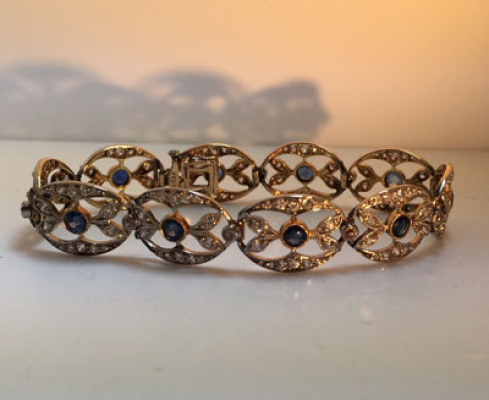 Spectacular American Pre-War bracelet by Black, Starr & Frost
