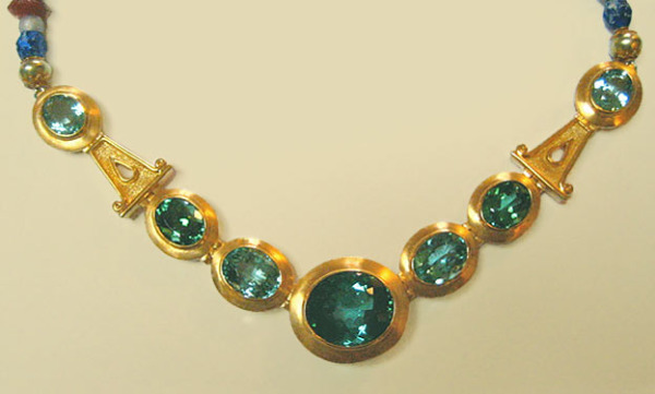 Tourmaline & Green Beryl Necklace
