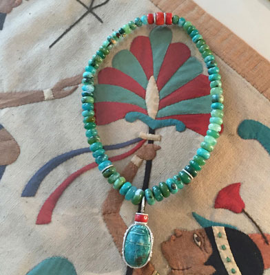 Scarab Wonder Necklace view one